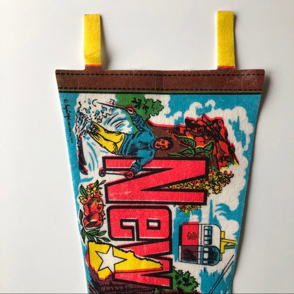 Vintage 1975 New Hampshire Souvenir Pennant 70s - Picture 2 of 10